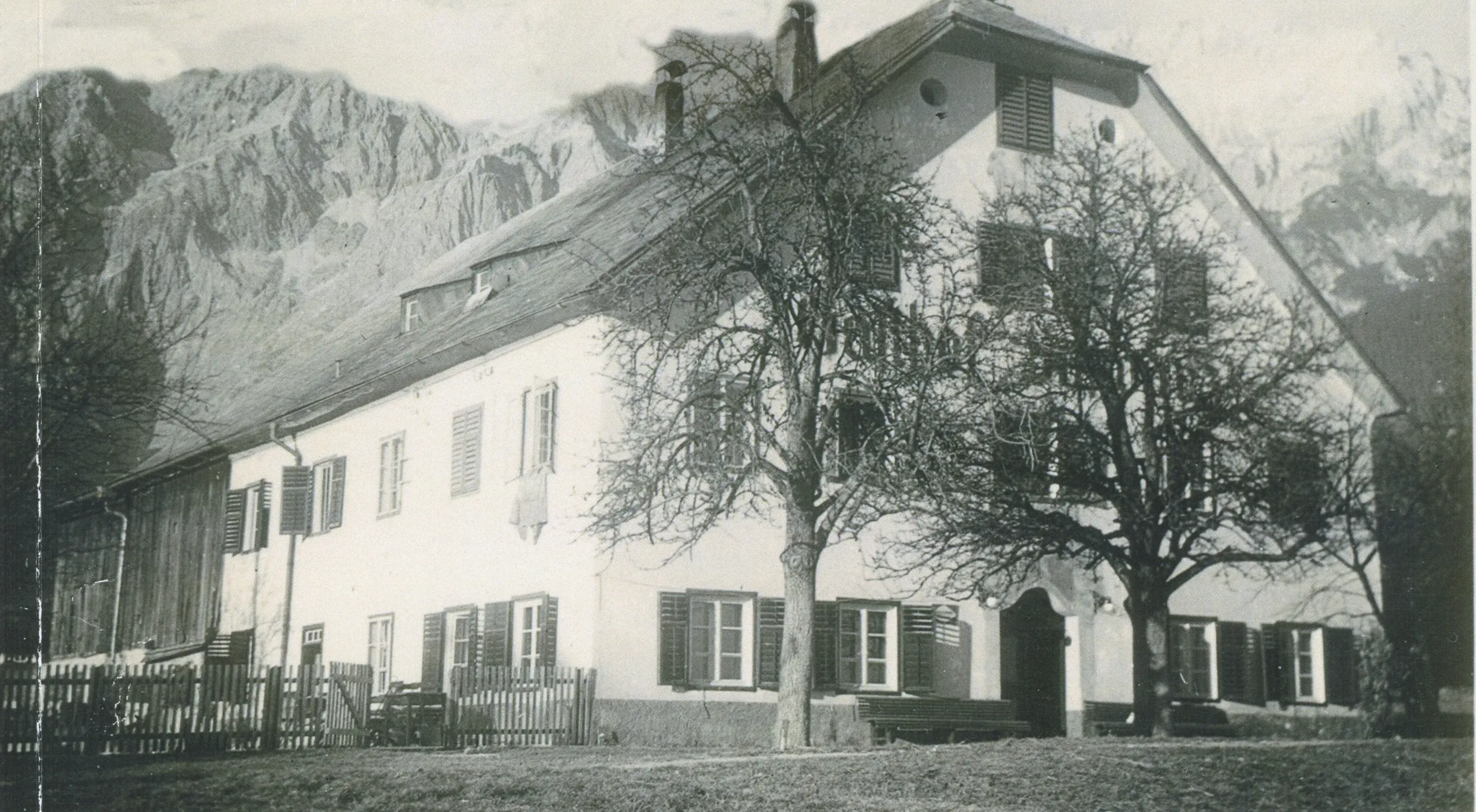 The main house Obermieming 141 in 1958